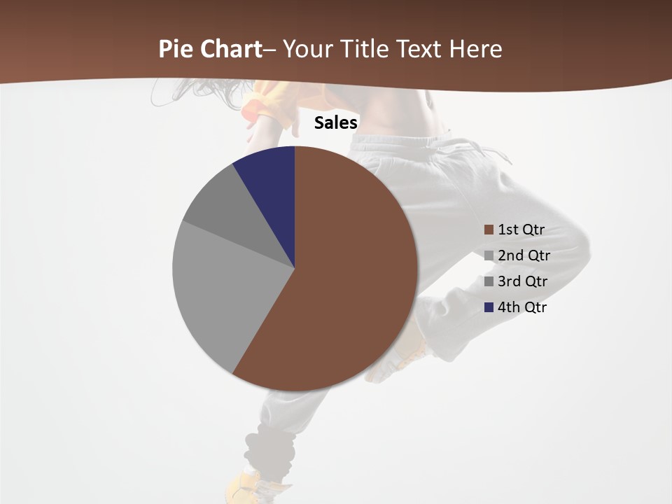 Gymnastic Flexibility Performer PowerPoint Template