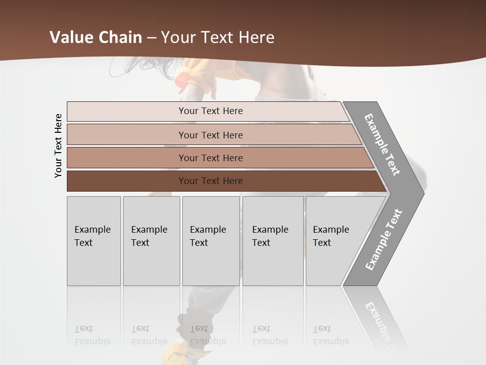 Gymnastic Flexibility Performer PowerPoint Template