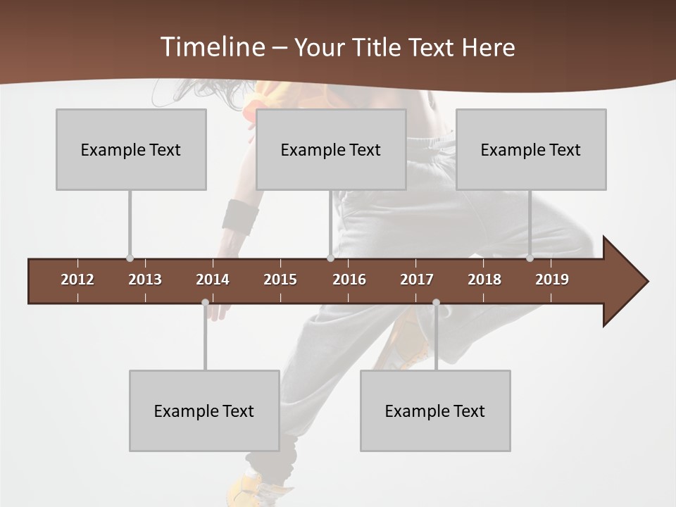 Gymnastic Flexibility Performer PowerPoint Template