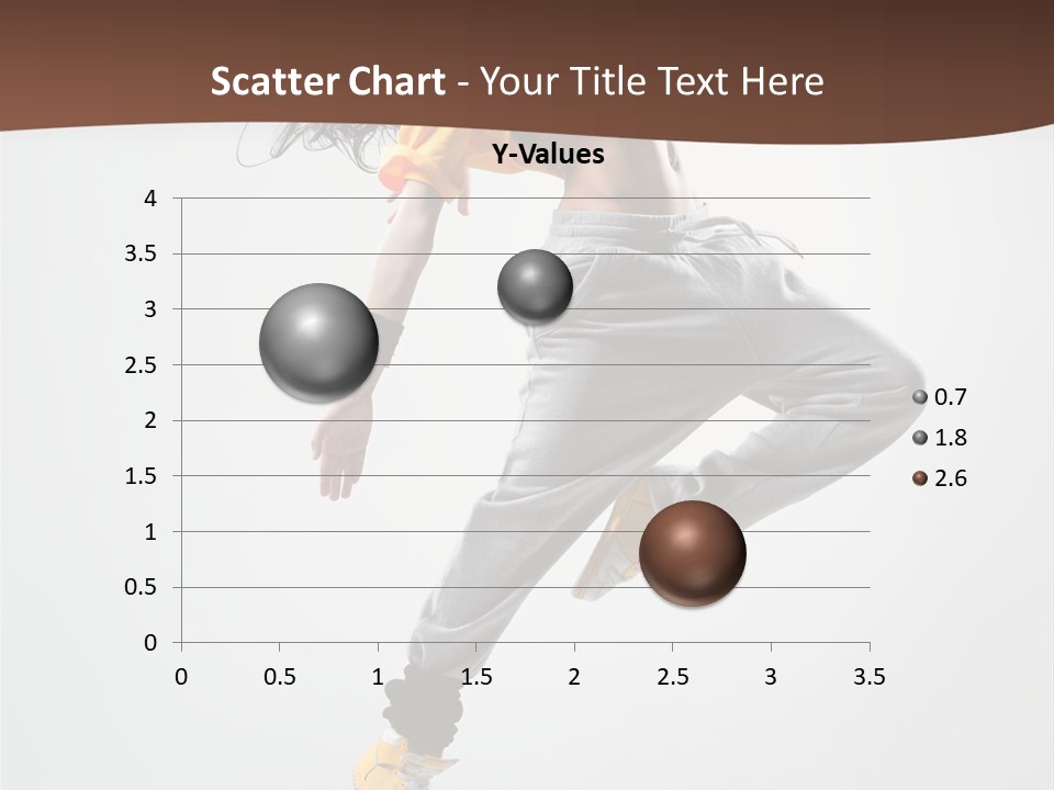 Gymnastic Flexibility Performer PowerPoint Template