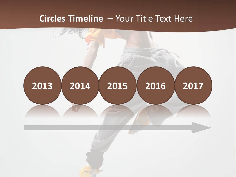 Gymnastic Flexibility Performer PowerPoint Template