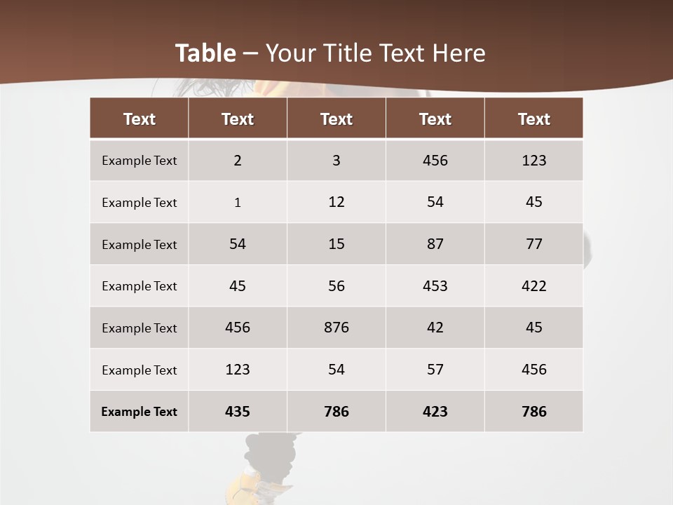 Gymnastic Flexibility Performer PowerPoint Template
