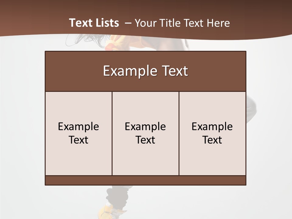 Gymnastic Flexibility Performer PowerPoint Template