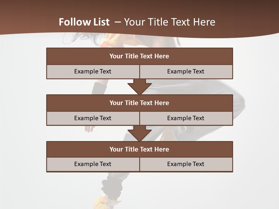 Gymnastic Flexibility Performer PowerPoint Template