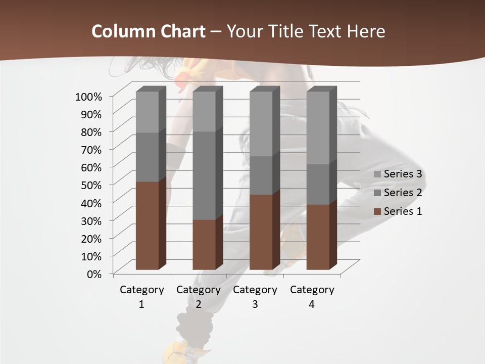 Gymnastic Flexibility Performer PowerPoint Template
