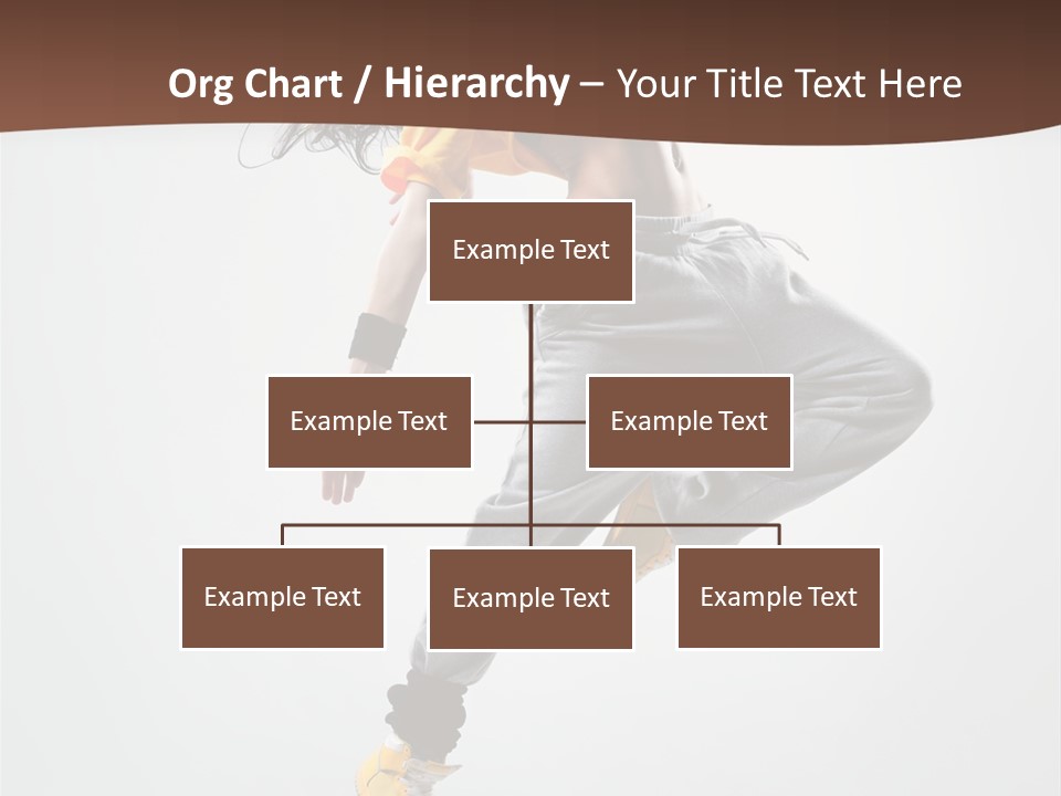 Gymnastic Flexibility Performer PowerPoint Template