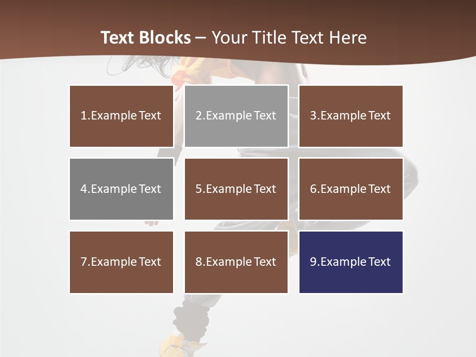 Gymnastic Flexibility Performer PowerPoint Template
