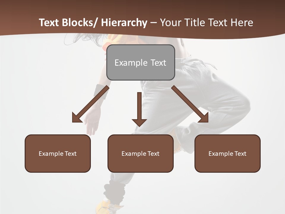 Gymnastic Flexibility Performer PowerPoint Template