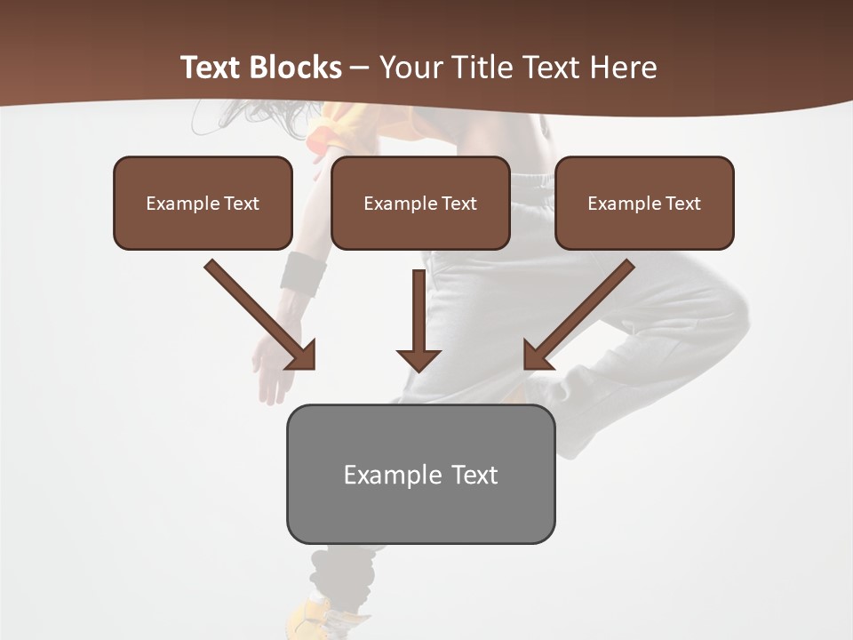 Gymnastic Flexibility Performer PowerPoint Template