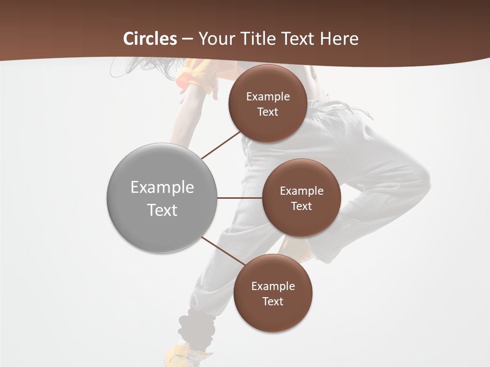 Gymnastic Flexibility Performer PowerPoint Template