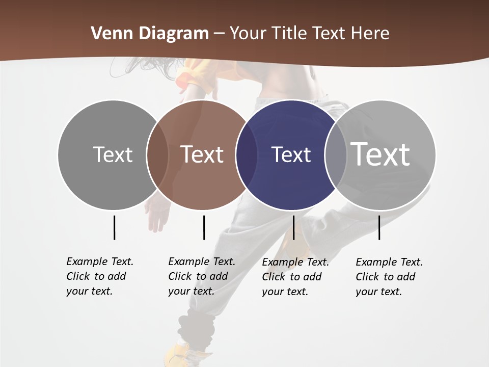 Gymnastic Flexibility Performer PowerPoint Template