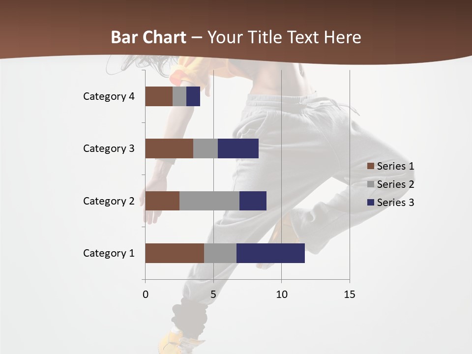 Gymnastic Flexibility Performer PowerPoint Template