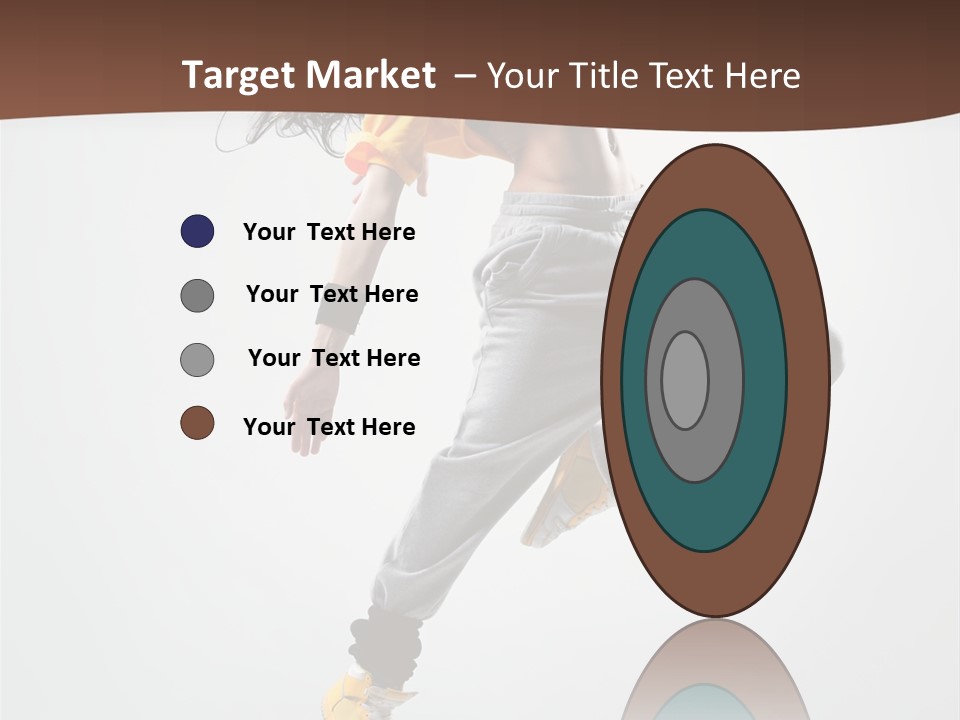 Gymnastic Flexibility Performer PowerPoint Template