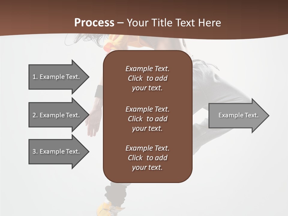 Gymnastic Flexibility Performer PowerPoint Template