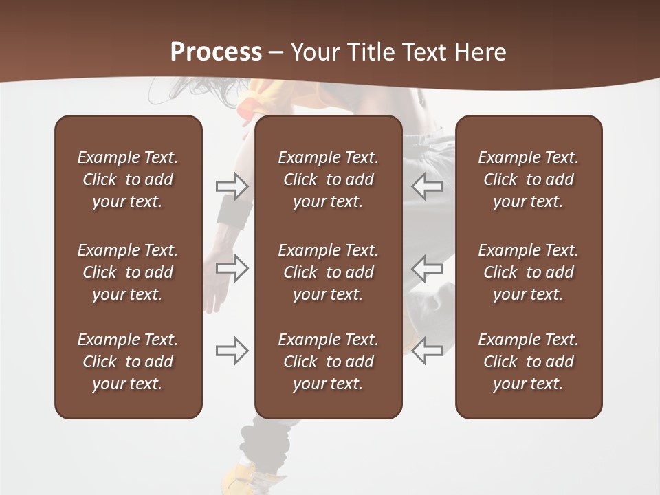 Gymnastic Flexibility Performer PowerPoint Template
