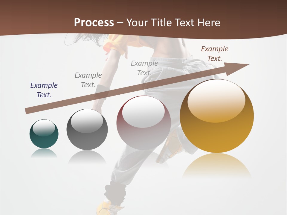 Gymnastic Flexibility Performer PowerPoint Template