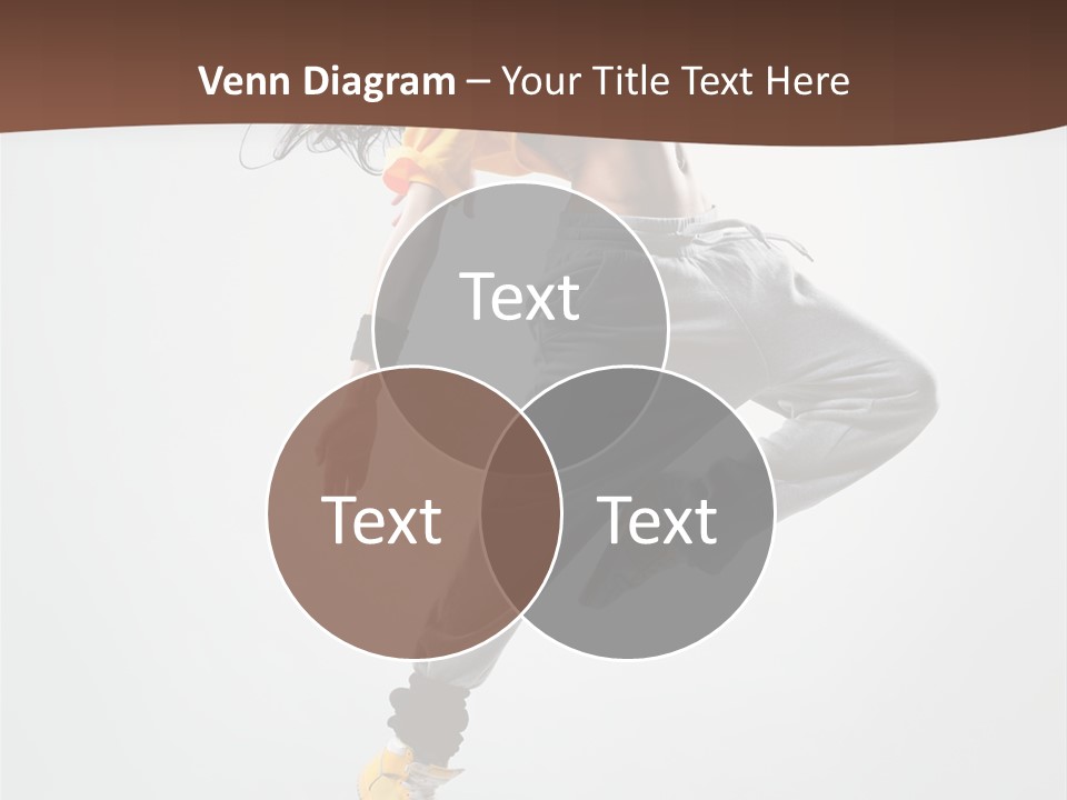 Gymnastic Flexibility Performer PowerPoint Template