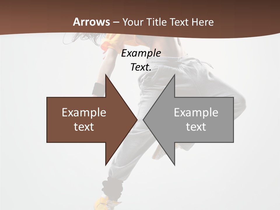 Gymnastic Flexibility Performer PowerPoint Template