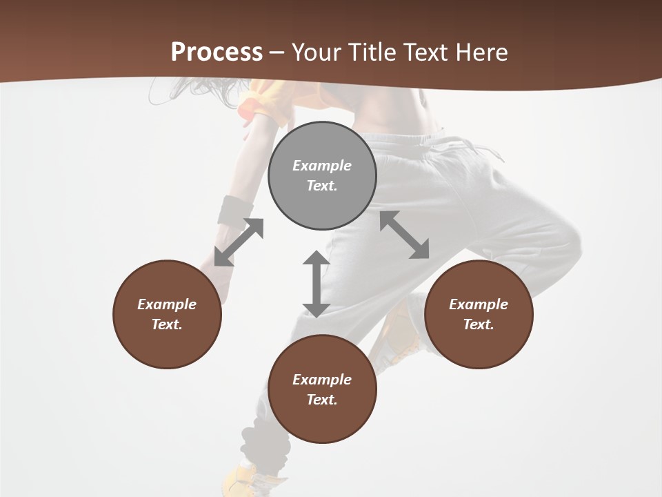 Gymnastic Flexibility Performer PowerPoint Template