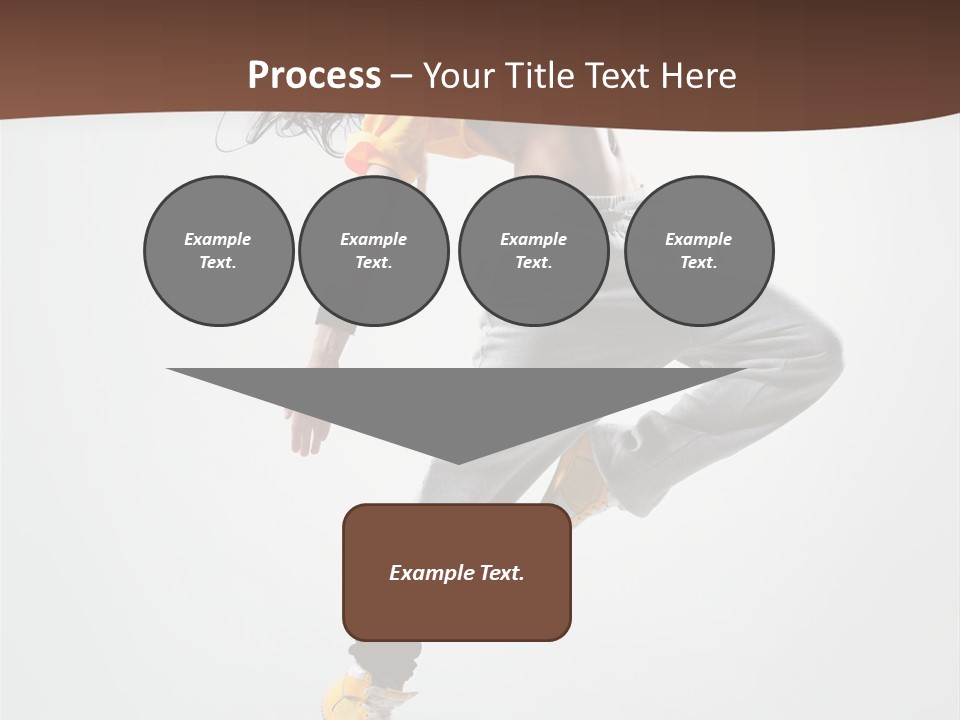 Gymnastic Flexibility Performer PowerPoint Template