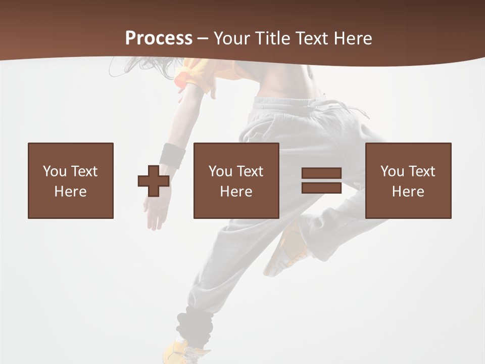 Gymnastic Flexibility Performer PowerPoint Template