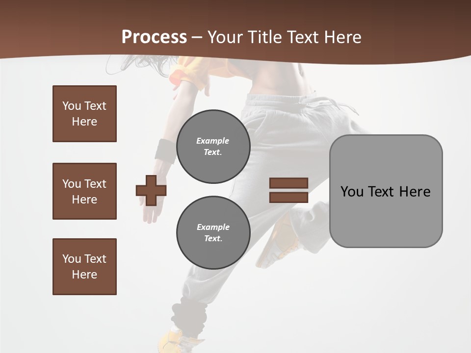 Gymnastic Flexibility Performer PowerPoint Template