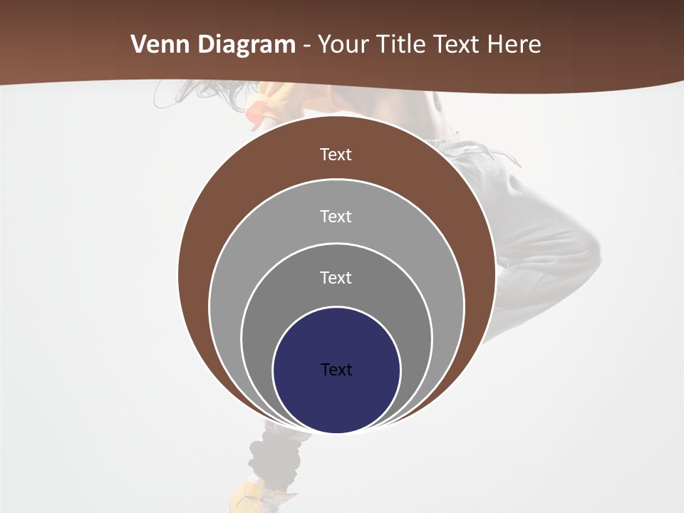 Gymnastic Flexibility Performer PowerPoint Template