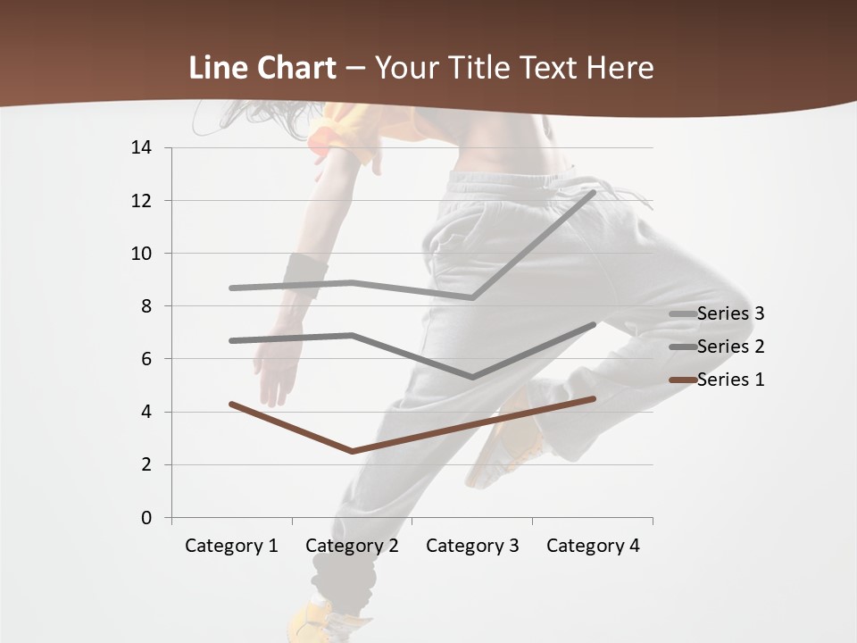 Gymnastic Flexibility Performer PowerPoint Template
