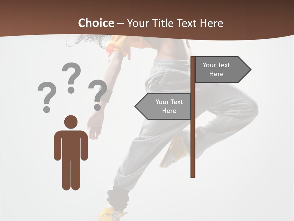 Gymnastic Flexibility Performer PowerPoint Template