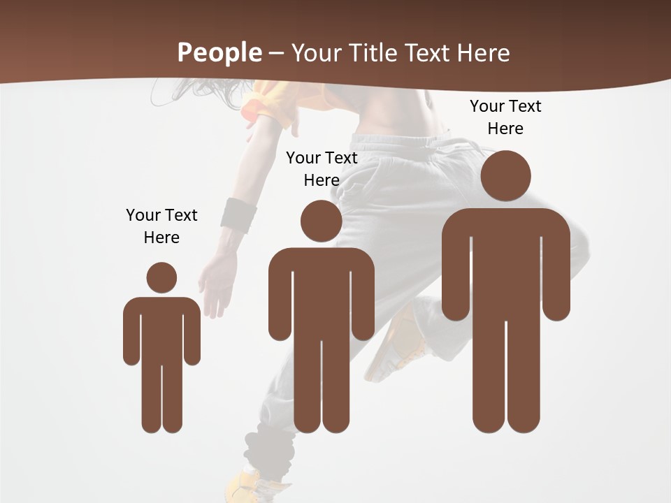 Gymnastic Flexibility Performer PowerPoint Template