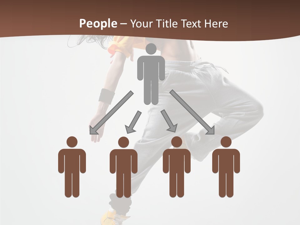 Gymnastic Flexibility Performer PowerPoint Template