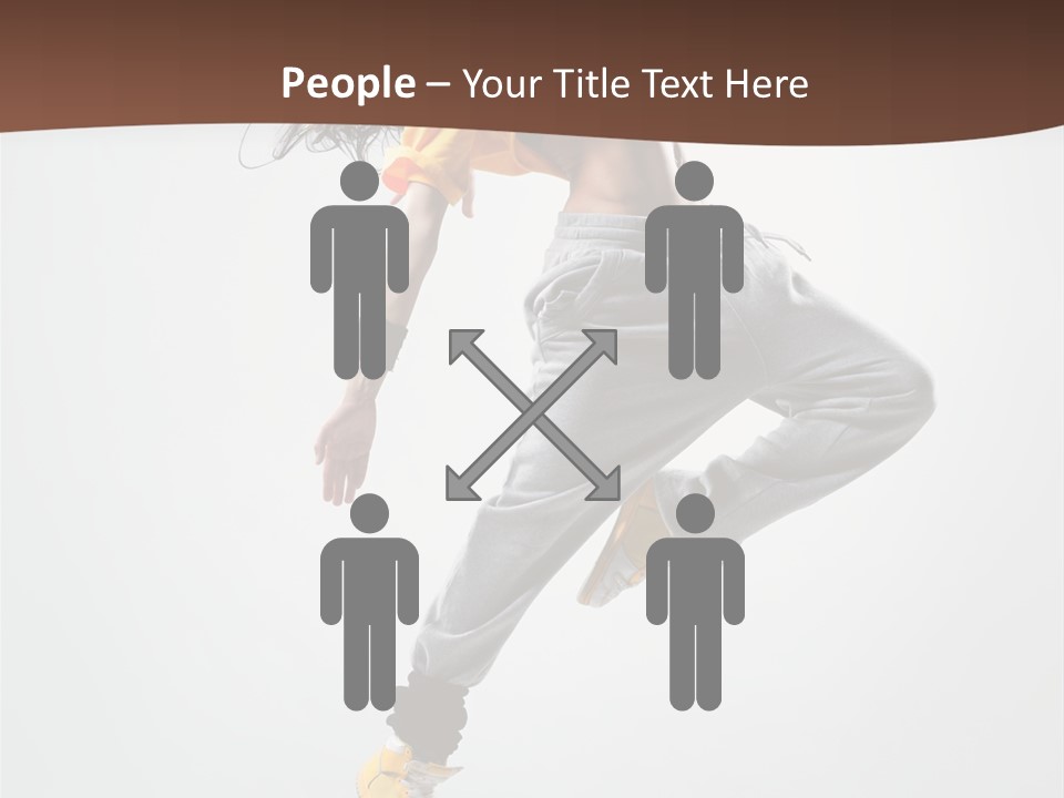 Gymnastic Flexibility Performer PowerPoint Template