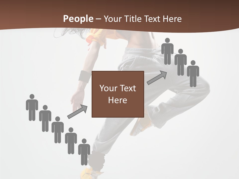 Gymnastic Flexibility Performer PowerPoint Template