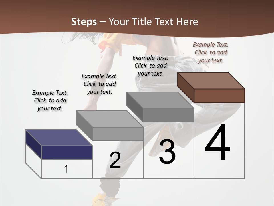 Gymnastic Flexibility Performer PowerPoint Template
