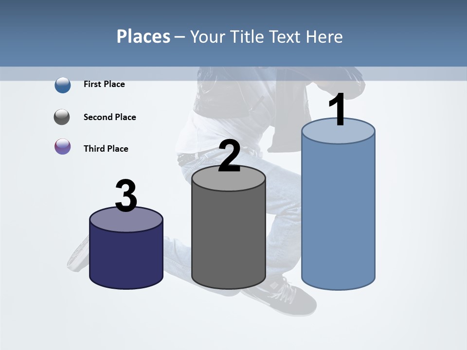 Gymnastic Mid Air Fashion PowerPoint Template