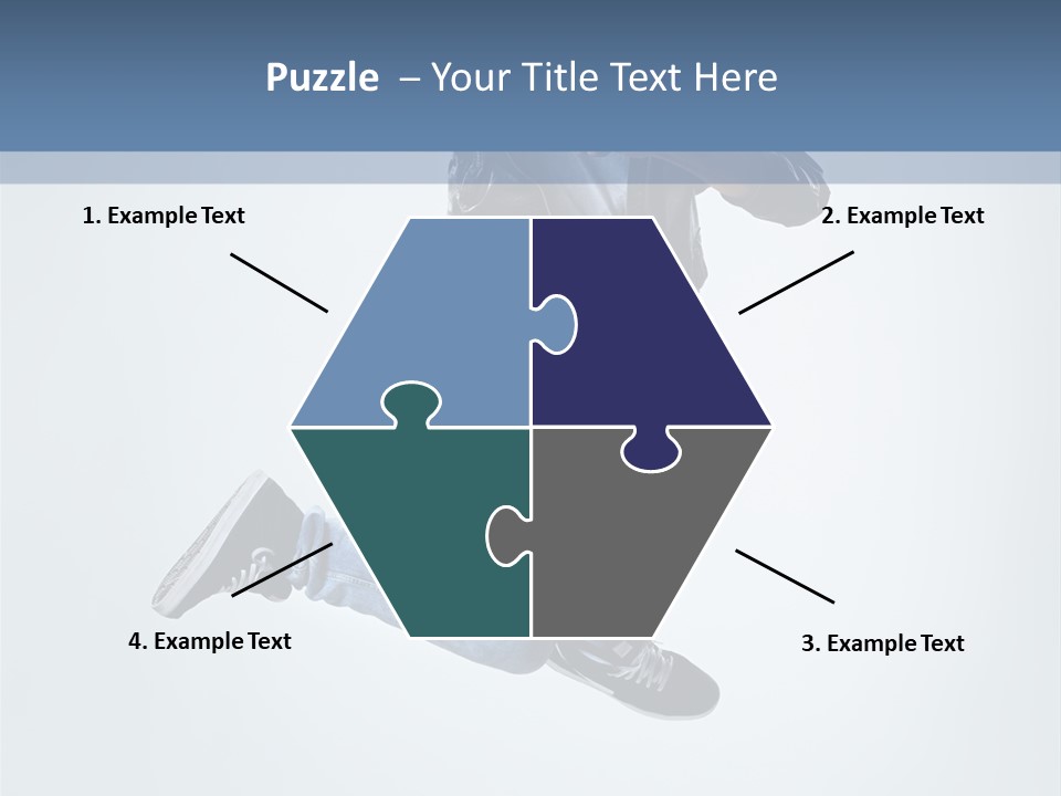 Gymnastic Mid Air Fashion PowerPoint Template