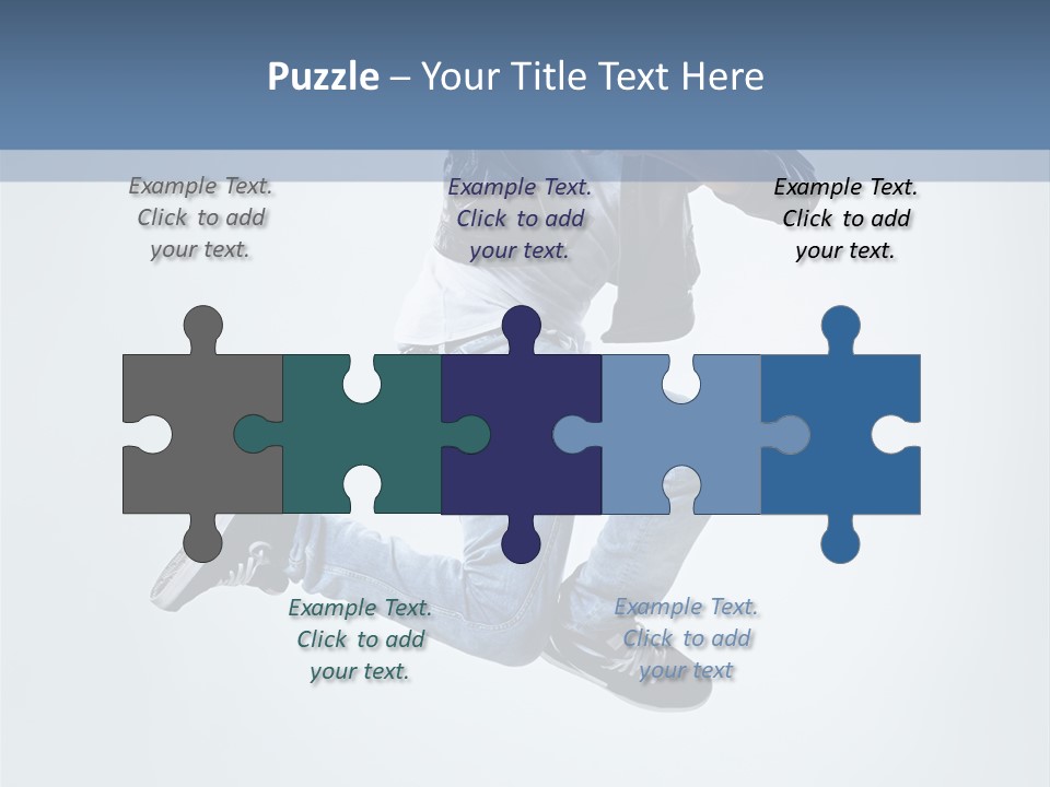 Gymnastic Mid Air Fashion PowerPoint Template