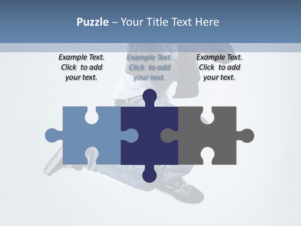 Gymnastic Mid Air Fashion PowerPoint Template