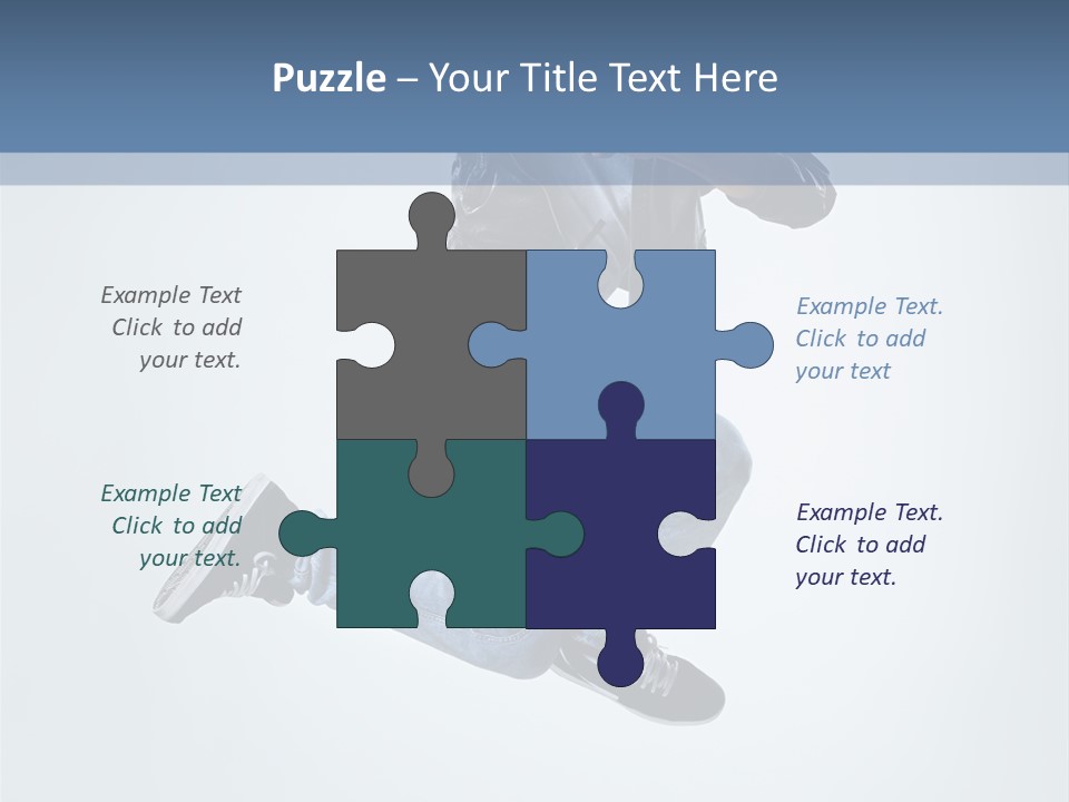 Gymnastic Mid Air Fashion PowerPoint Template