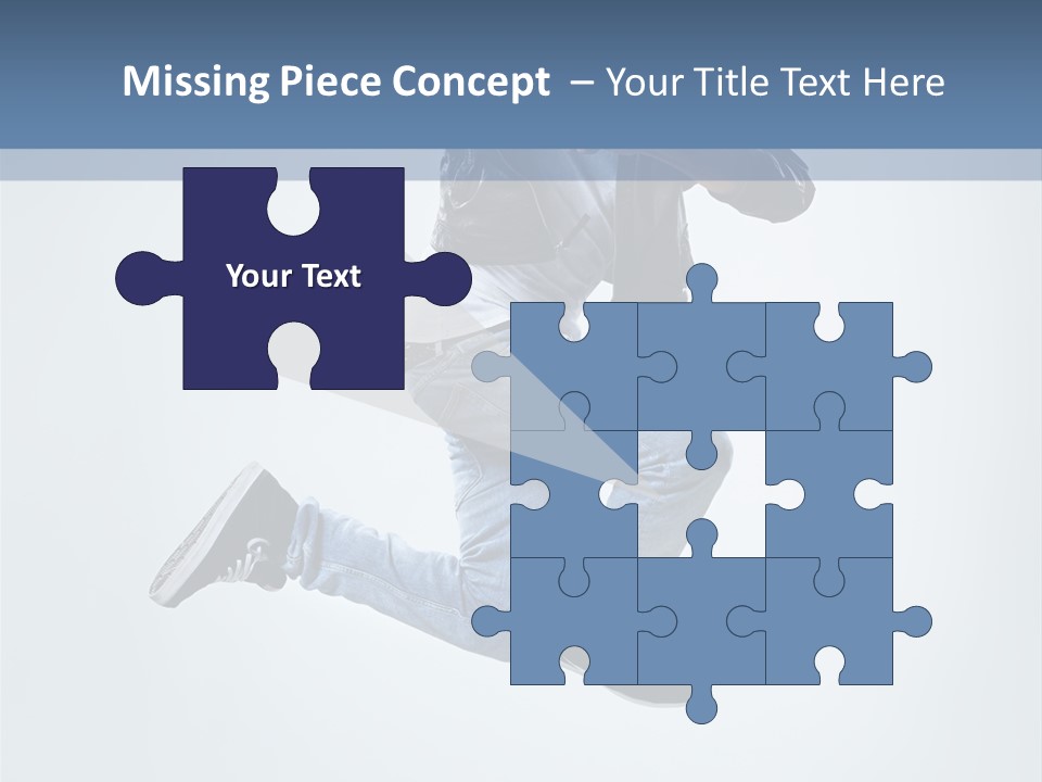 Gymnastic Mid Air Fashion PowerPoint Template