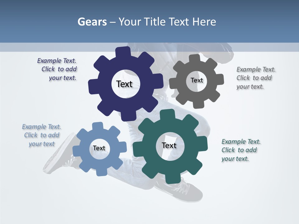 Gymnastic Mid Air Fashion PowerPoint Template