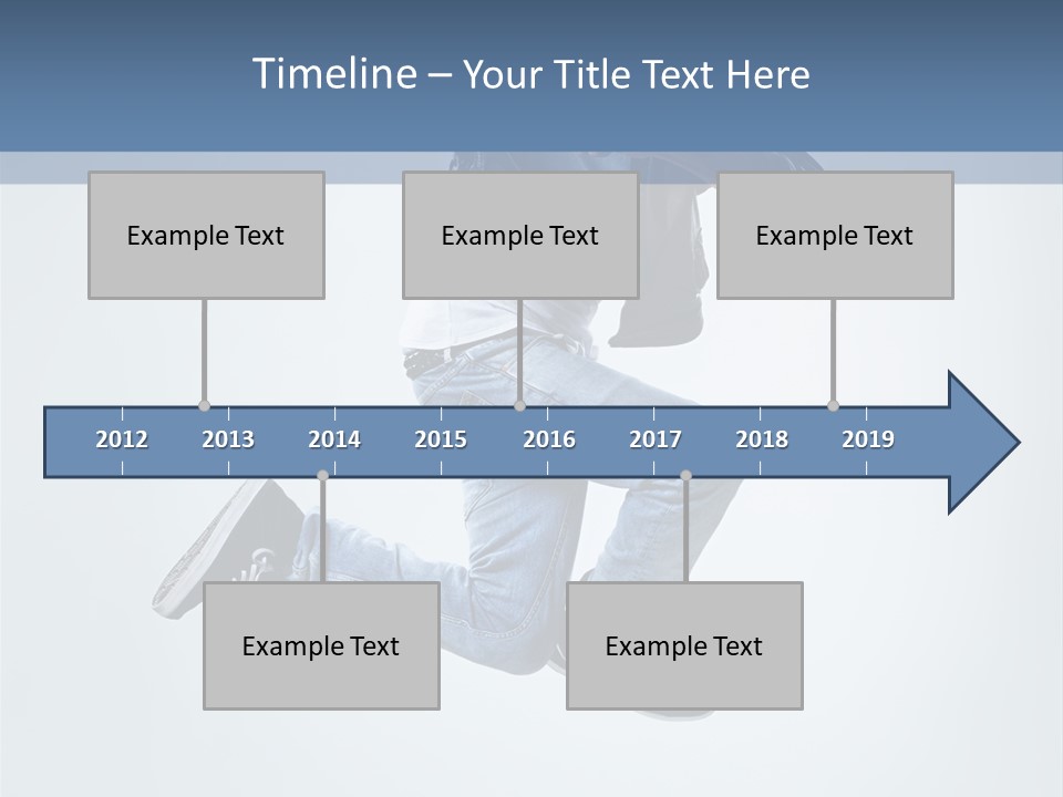 Gymnastic Mid Air Fashion PowerPoint Template