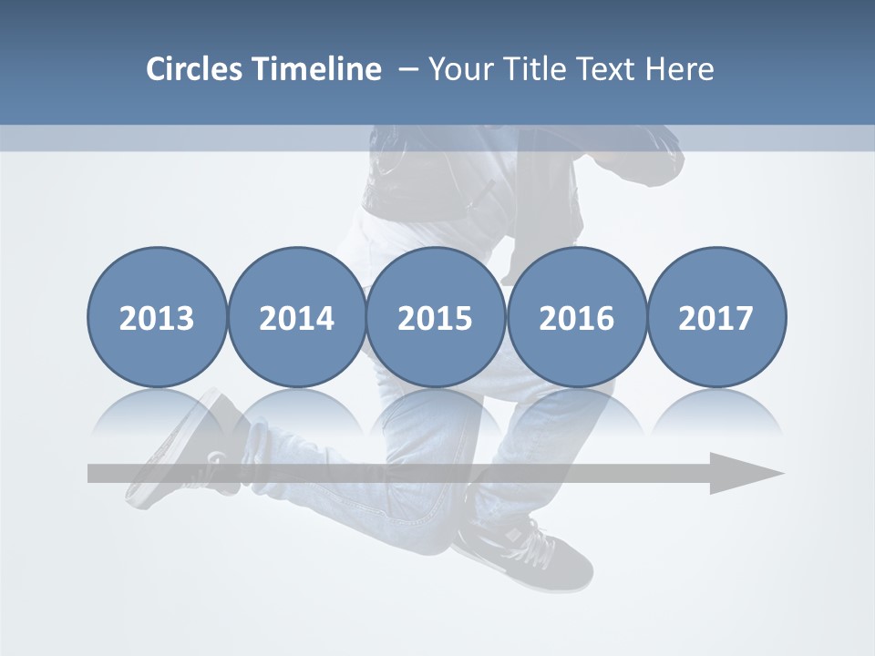 Gymnastic Mid Air Fashion PowerPoint Template