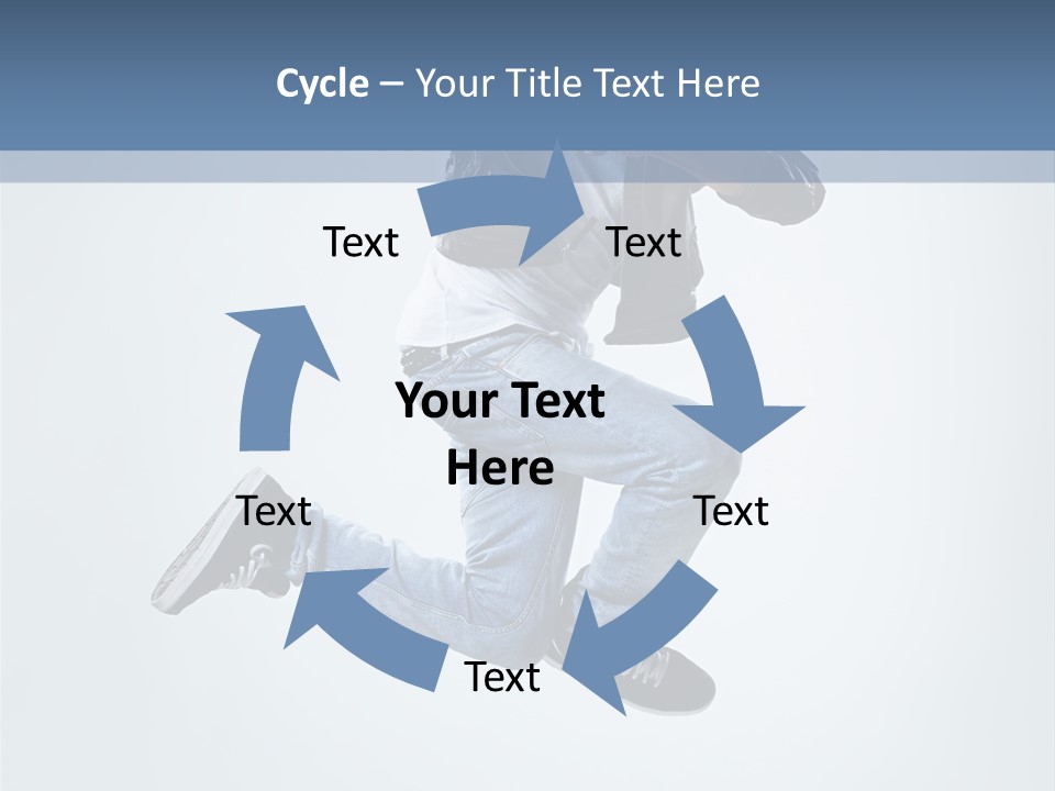 Gymnastic Mid Air Fashion PowerPoint Template