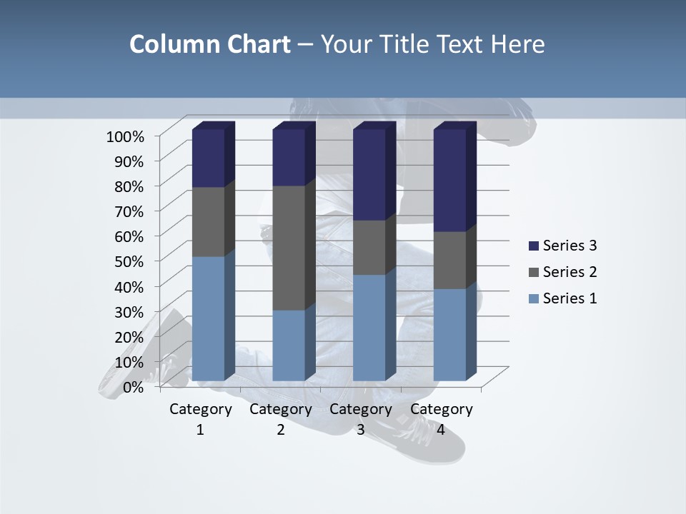 Gymnastic Mid Air Fashion PowerPoint Template