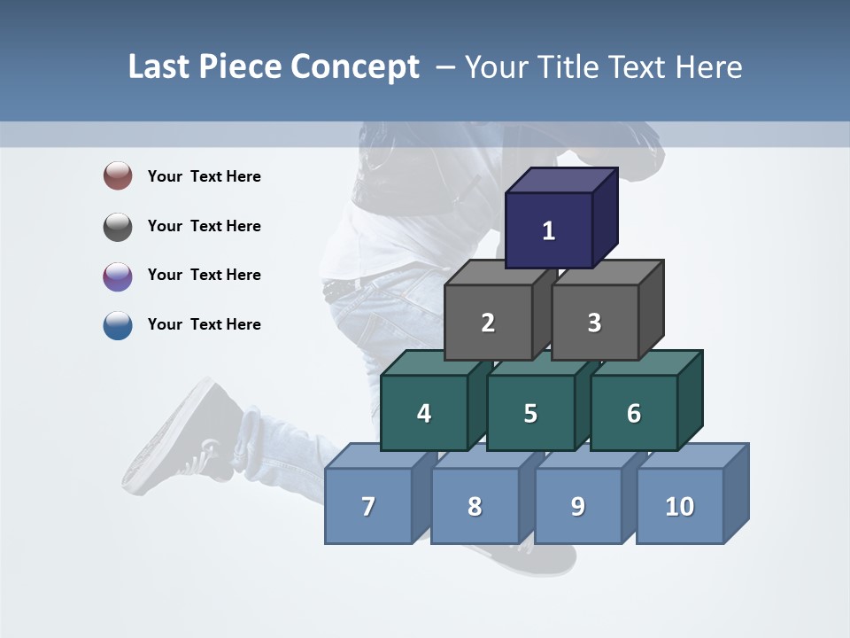 Gymnastic Mid Air Fashion PowerPoint Template