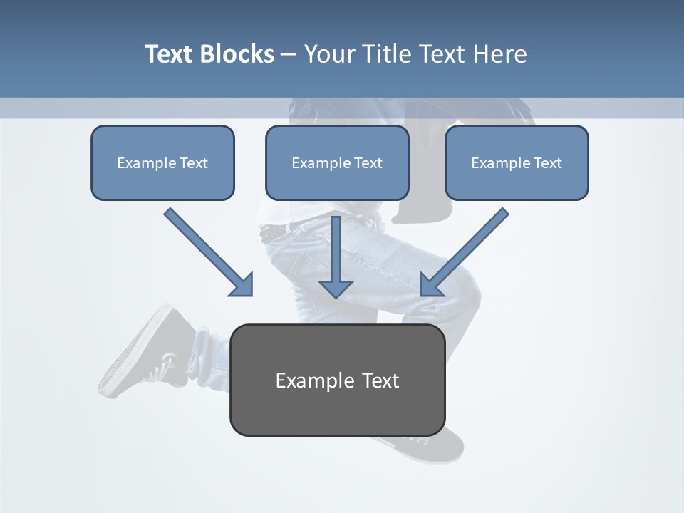 Gymnastic Mid Air Fashion PowerPoint Template