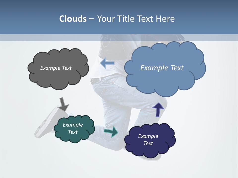 Gymnastic Mid Air Fashion PowerPoint Template