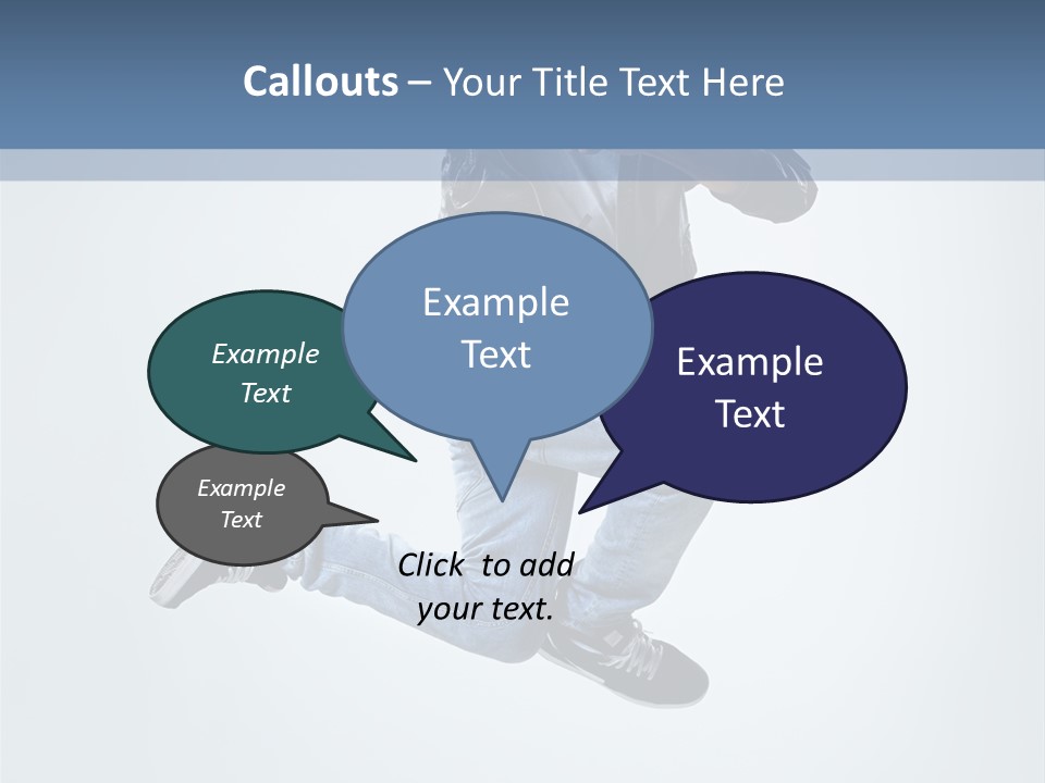 Gymnastic Mid Air Fashion PowerPoint Template