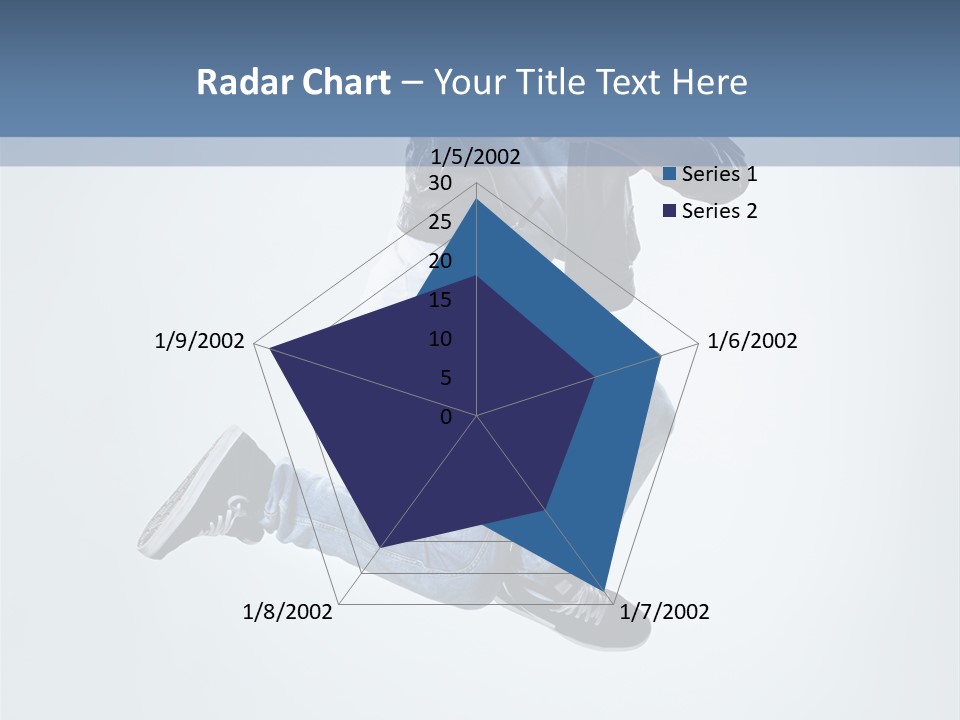 Gymnastic Mid Air Fashion PowerPoint Template